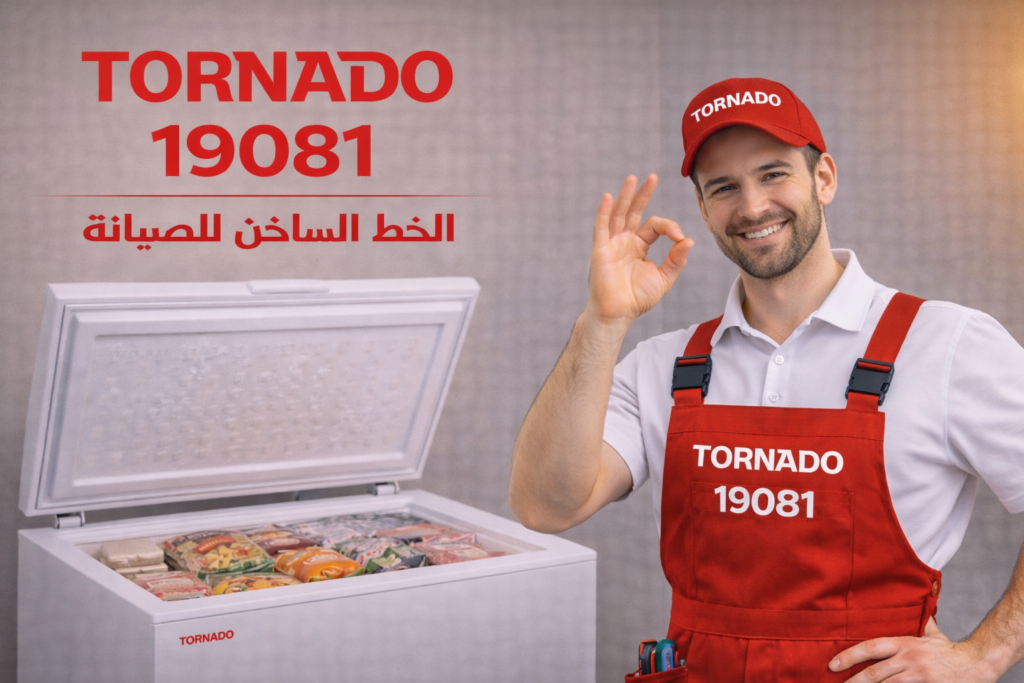 صيانة ديب فريزر تورنيدو