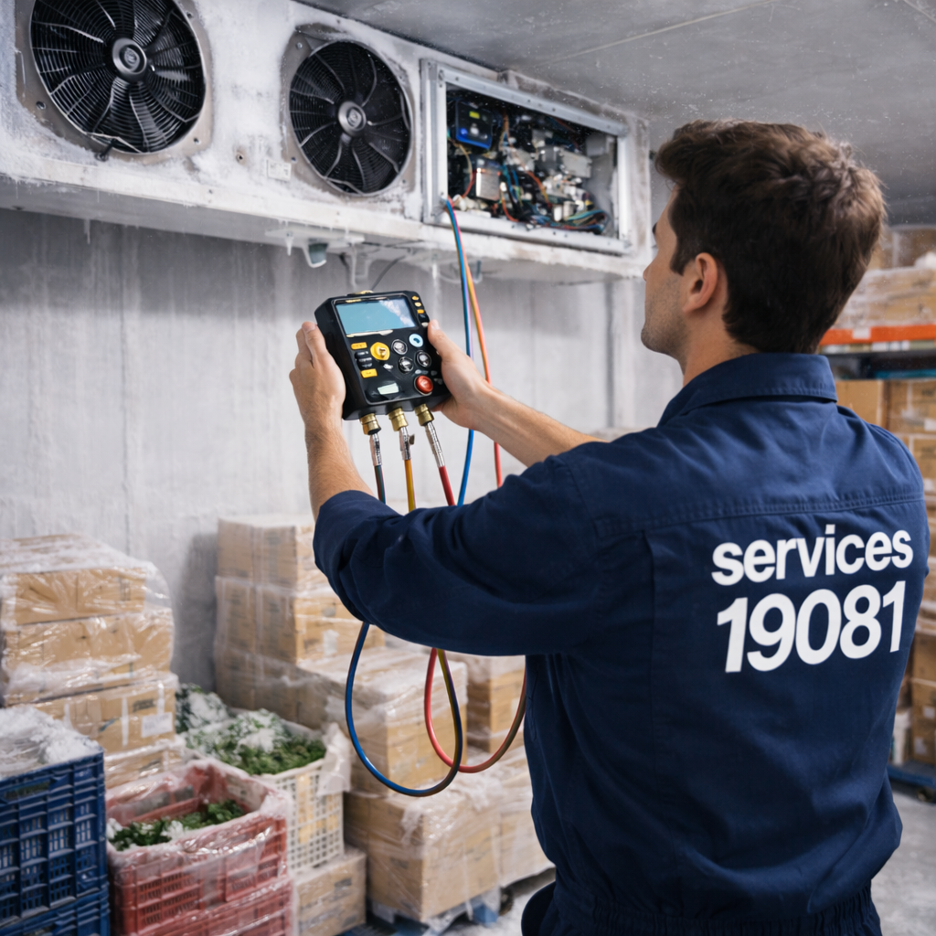 صيانة غرفة التبريد